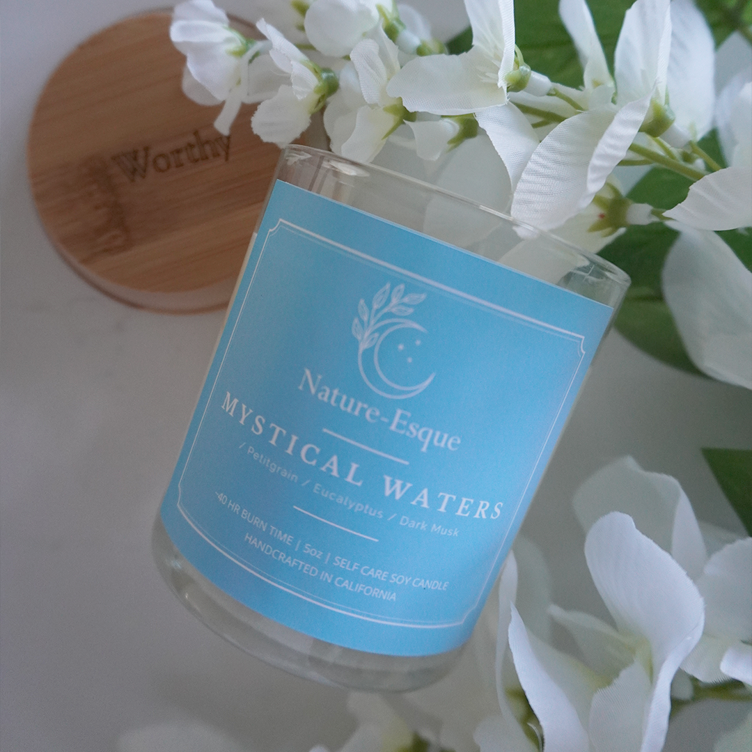 Mystical Waters | Scented Affirmation Candle Nature-Esque